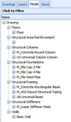 CostX-BIM-Model-hierarchy