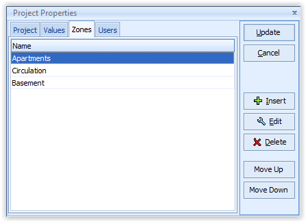Added project properties