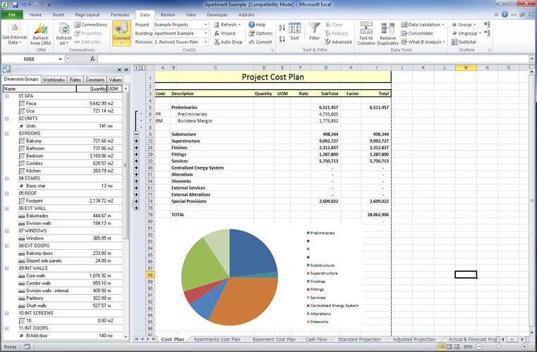 iTWO costXL - Excel Estimating Software