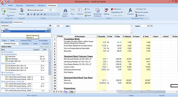 Structural Steel Estimating Workbook